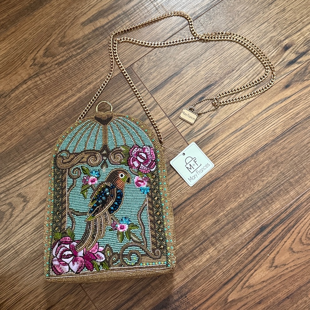 Mary Frances Pretty Parrot Purse- NWT
